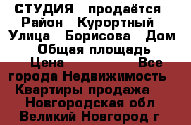 СТУДИЯ - продаётся › Район ­ Курортный › Улица ­ Борисова › Дом ­ 8 › Общая площадь ­ 19 › Цена ­ 1 900 000 - Все города Недвижимость » Квартиры продажа   . Новгородская обл.,Великий Новгород г.